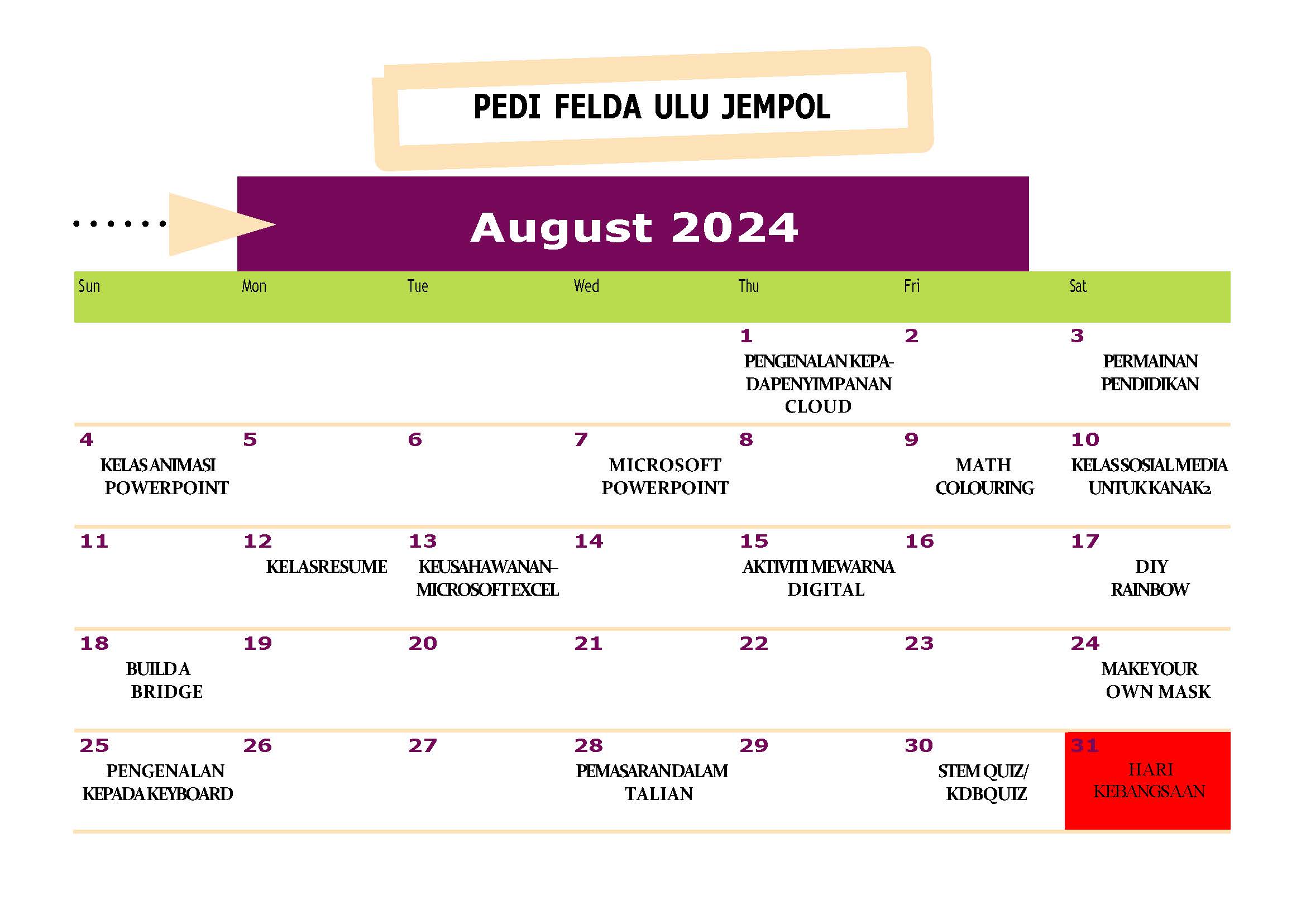 MASTERPLAN 2024 PEDI FELDA ULU JEMPOL Page 09